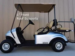 DOORWORKS GOLF CART ENCLOSURES Jet Black Golf Cart Cover – Sunbrella Canvas