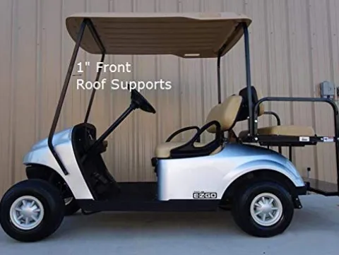 DOORWORKS GOLF CART ENCLOSURES Jet Black Golf Cart Cover – Sunbrella Canvas