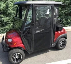 DOORWORKS GOLF CART ENCLOSURES Yamaha Drive & Drive 2 G29 Golf Cart Cover Jet Black Sunbrella