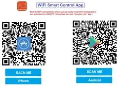 DR. INFRARED HEATER DR-650HP Full DC Inverter Heat Pump for Ground Swimming Pools, Black