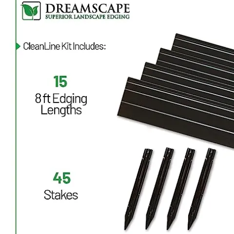Dreamscape Cleanline 1/8″ x 3″ x 8′ Black DuraFlex