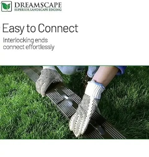 Dreamscape Cleanline 1/8″ x 3″ x 8′ Black DuraFlex