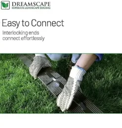 Dreamscape Cleanline Aluminum Edging Mill Finish 3/16″W x 4″H x 8’L