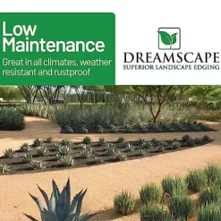 Dreamscape Cleanline Aluminum Edging 3/16″ x 4″ x 8′ Green