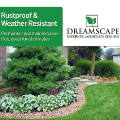 Dreamscape Cleanline Aluminum Edging Black Anodized 3/16″W x 5.5″H x 8’L