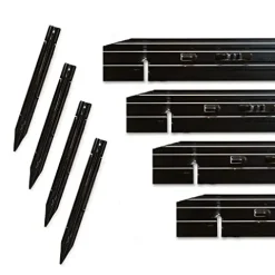 Dreamscape Cleanline Landscape Aluminum Edging 1/8 x 4 x 8 Black Anodized 120′