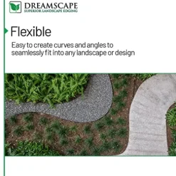 Dreamscape ProLine Aluminum Landscape Edging 120 Ft Bronze Duraflex