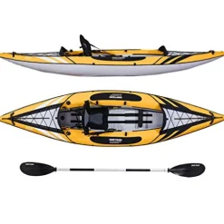 Driftsun Almanor 110 Inflatable Kayak Yellow – 1 Person