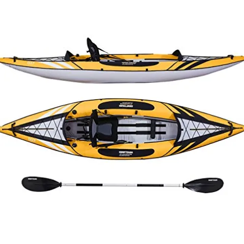 Driftsun Almanor 110 Inflatable Kayak Yellow – 1 Person