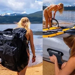 Driftsun Almanor 110 Inflatable Kayak Yellow – 1 Person