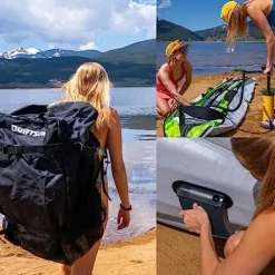 Driftsun Almanor 130 Inflatable Kayak Green 2 Person