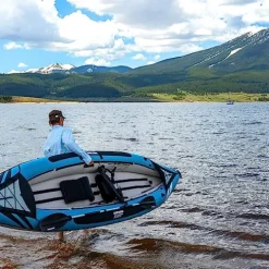 Driftsun Almanor 146 Inflatable Touring Kayak Blue – 2 Person + 1 Child