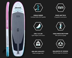 Driftsun Inflatable Stand Up Paddle Board Package Balance – Pink