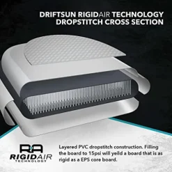 Driftsun Inflatable Stand Up Paddle Board – Extra Wide ISUP Package