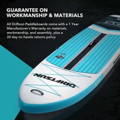 Driftsun Inflatable Stand Up Paddle Board – Extra Wide ISUP Package
