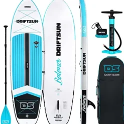 Driftsun Inflatable Stand Up Paddle Board – Extra Wide ISUP Package