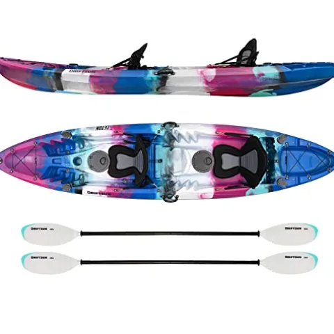 Driftsun Teton 120 Hard Shell Kayak Pink/Blue