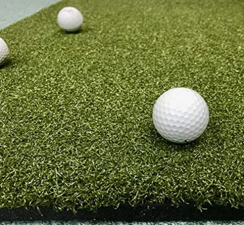 Duffer Golf Practice Mat Indoor Outdoor Heavy Duty 5×5 Verde