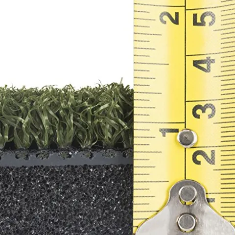 Duffer Golf Practice Mat Indoor Outdoor Heavy Duty 5×5 Verde