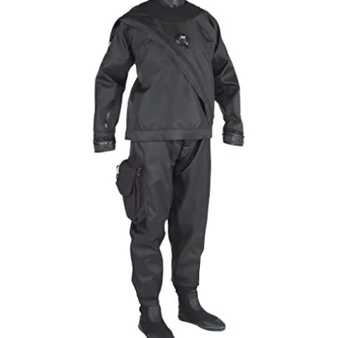 DUI Yukon II Men’s Scuba Diving Drysuit Black Large-Tall