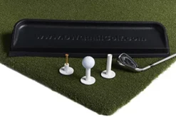 DURA-PRO Perfect Reaction Golf Mat 4×5 Feet Premium Turf Indoor/Outdoor – Golf Stance Mat with Accessories