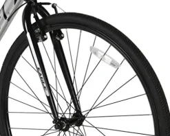 Dynacraft Alpine Eagle 700C 40CM Aluminum Frame Hybrid Bike Silver