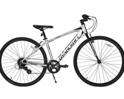 Dynacraft Alpine Eagle 700C 40CM Aluminum Frame Hybrid Bike Silver