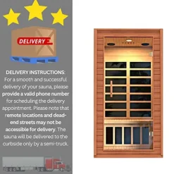 Dynamic Saunas Avila Low EMF FAR Infrared Sauna – Curb Side Delivery