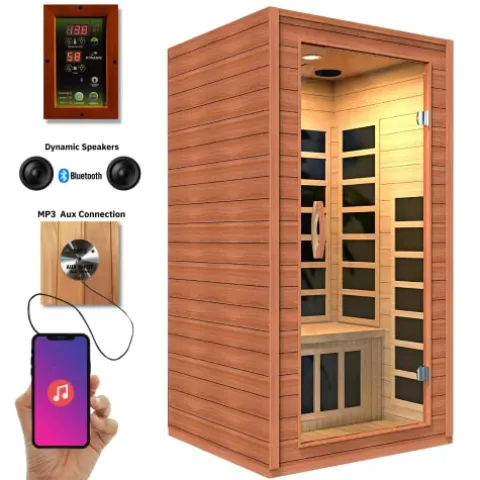 Dynamic Saunas Avila Low EMF FAR Infrared Sauna – Curb Side Delivery