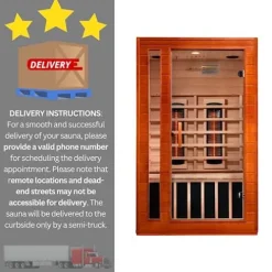 Dynamic Saunas Full Spectrum Ultra Low EMF FAR Infrared Sauna – Curb Side Delivery