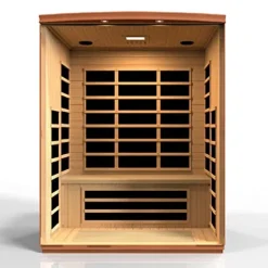 Dynamic Saunas Lugano 3-Person Low EMF FAR Infrared Sauna Carbon
