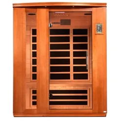 Dynamic Saunas Lugano 3-Person Low EMF FAR Infrared Sauna Carbon
