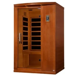 DYNAMIC SAUNAS Madrid Elite 3-Person Infrared Sauna with Bluetooth and LED Control Panel