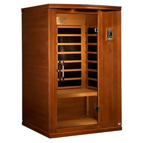 DYNAMIC SAUNAS Madrid Elite 3-Person Infrared Sauna with Bluetooth and LED Control Panel