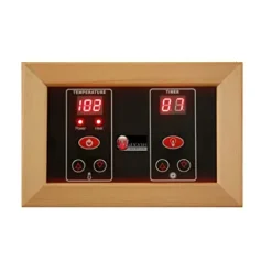 DYNAMIC SAUNAS Maxxus MX-K206-01 Elite 2-Person Near Zero EMF FAR Infrared Sauna Natural Wood Finish