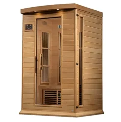 DYNAMIC SAUNAS Maxxus MX-K206-01 Elite 2-Person Near Zero EMF FAR Infrared Sauna Natural Wood Finish