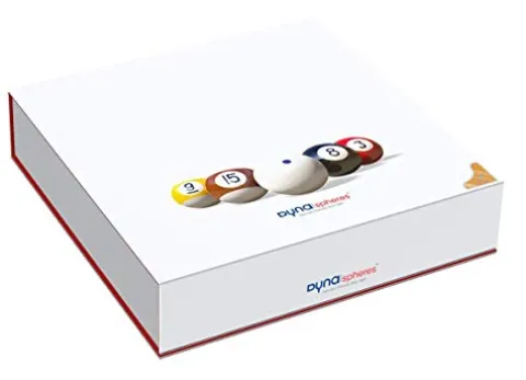 Dynasphere Gold Pool Balls Set Blue Gold