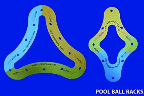 Dynasphere Gold Pool Balls Set Blue Gold