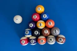 Dynasphere Gold Pool Balls Set Blue Gold