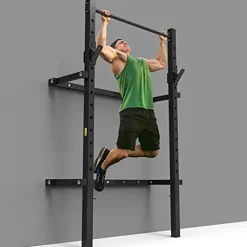 EAS1SOOPE Foldable Power Rack Wall Mounted Squat Rack