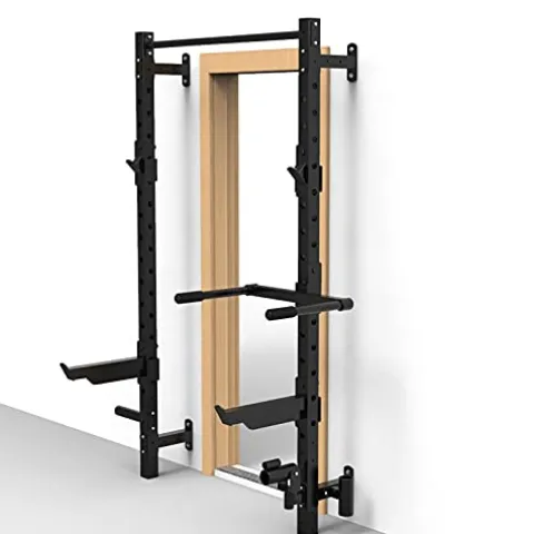 EAS1SOOPE Power Cage Wall Mounted Squat Rack Multifunction