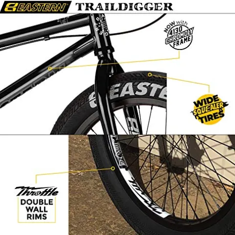Eastern Bikes Traildigger 20 Inch BMX Bike Black