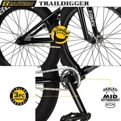Eastern Bikes Traildigger 20 Inch BMX Bike Black