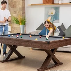 EastPoint Sports 87″ Dunhill Billiard Table Brown