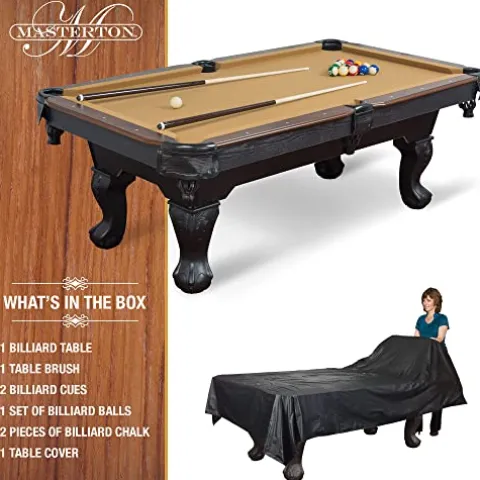 EastPoint Sports Masterton 87-Inch Pool Table Tan