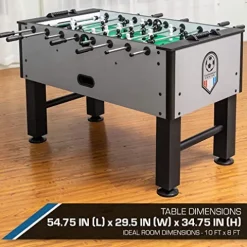 EastPoint Sports Monaco Official Competition Foosball Table with 4 Foosballs