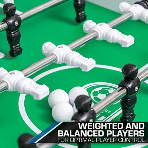 EastPoint Sports Monaco Official Competition Foosball Table with 4 Foosballs