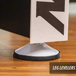 EastPoint Sports Triple-Deke Hover Hockey Table 80″ for Indoor Play, LED Scoring, Black