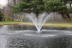 EasyPro Pond Products AquaFountain 1 HP with Timer, GFI & Nozzles Black