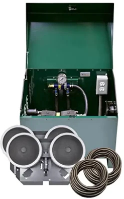 EasyPro Pond Products PA65D Sentinel Deluxe Pond Aeration System with Cabinet 1/2 HP Kit